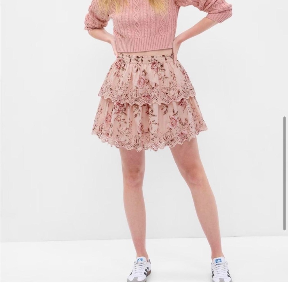 Loveshack fancy x Gap skirt
